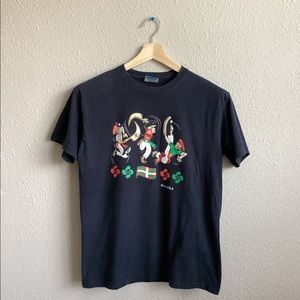 Black Gernika Sports Tshirt Sz Medium Mens